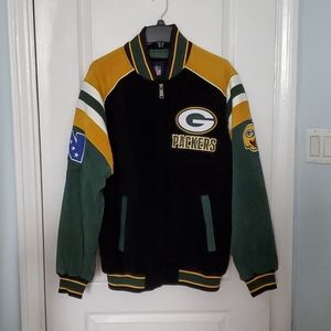 Green Bay Packers Leather Jacket NFL